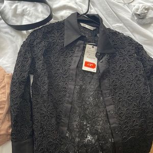 Black Zara NWT blouse